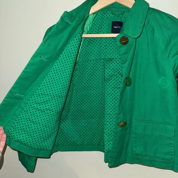 GAP Kids Green Raincoat - Picture 5 of 10
